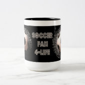 Mok Soccer Fan Voetbal Pattern Coffee (Center)