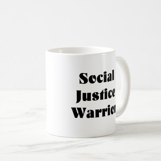Mok sociale gerechtigheid Warrior Coffee (Voorkant rechts)