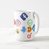 Mok sociale mediapictogrammen (Voorkant rechts)