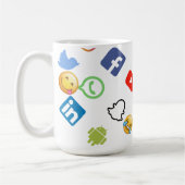 Mok sociale mediapictogrammen (Links)