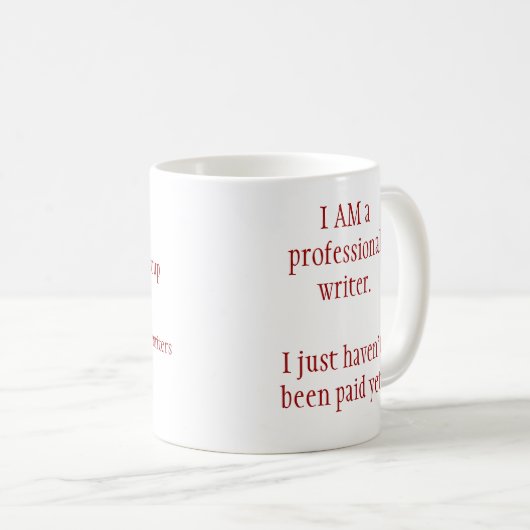 Mok South Jersey Writers Group (Voorkant rechts)