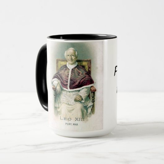 Mok Souvenir - paus Leo XIII (Voorkant links)