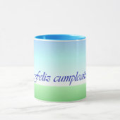 Mok Spaanse Birthday Green Blue Ringer (Midden)