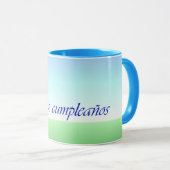 Mok Spaanse Birthday Green Blue Ringer (Voorkant rechts)