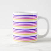 Mok speciale bedrijfs-Violet Stripe Tea-koffie (Rechts)