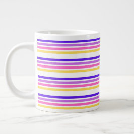 Mok speciale bedrijfs-Violet Stripe Tea-koffie