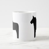 Mok speciale Dala Horse Black (Voorkant)