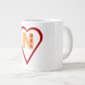 Mok Specialty Jumbo wit ILOVE KERST (Voorkant rechts)