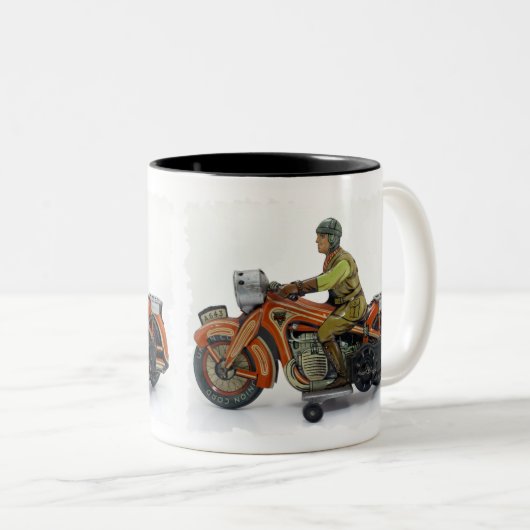 Mok Speelgoed-motorfiets (Voorkant rechts)