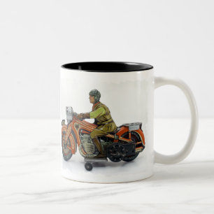 Mok  Speelgoed-motorfiets