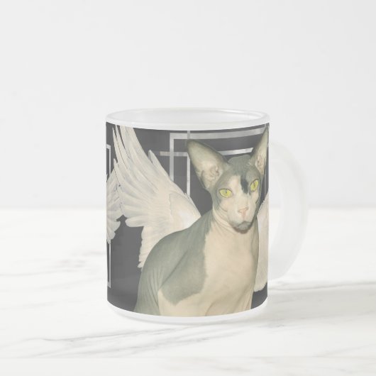 Mok | Sphynx Cat Ninja Angel (Voorkant rechts)