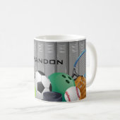 Mok Sportkluis Design Coffee (Voorkant rechts)