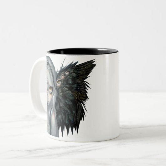 mok "Spreek geen kwaad" en "Divine Hand" (Voorkant links)