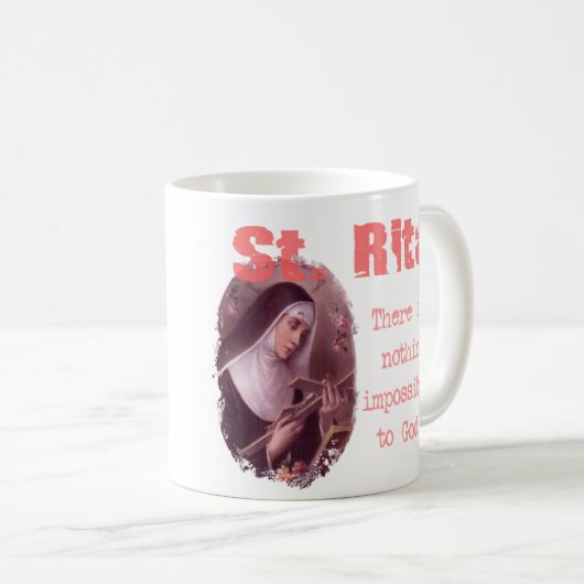 Mok St. Rita (Voorkant rechts)