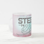 Mok staal N-platen van glas, bevroren (Voorkant links)