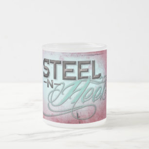 Mok staal N-platen van glas, bevroren