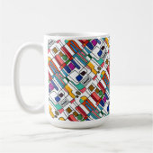 mok "Stadskaart" met details over abstract ontwerp (Links)
