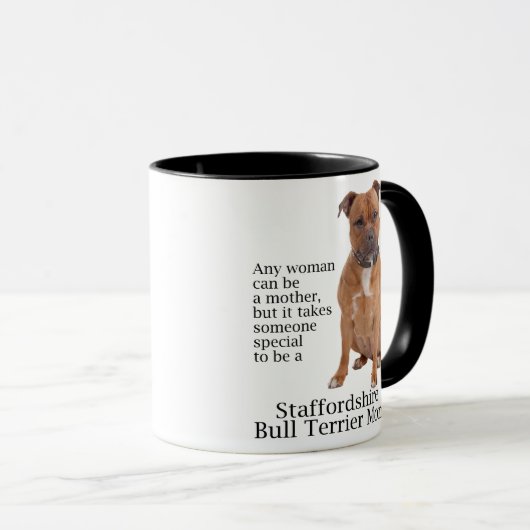 Mok Staffie mama (Voorkant rechts)