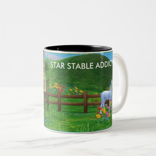 Mok Star Stable Addict Coffee (Voorkant rechts)