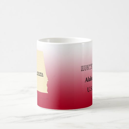 Mok - State Map van Alabama met City (Center)