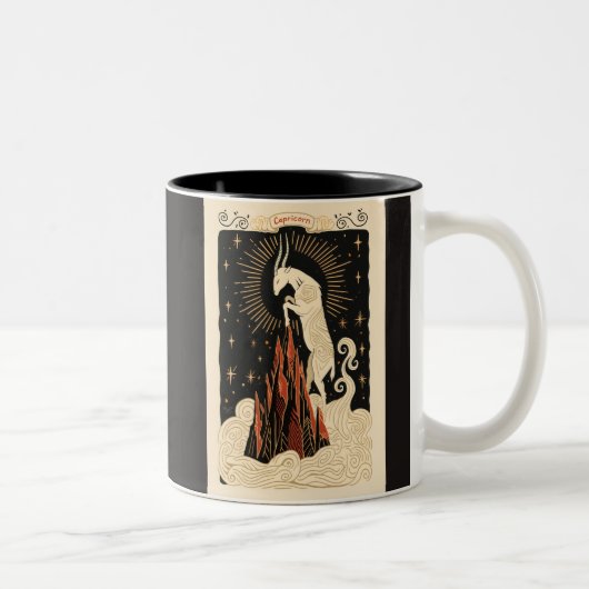 Mok Steenbok Celestial Zodiac Art (Rechts)