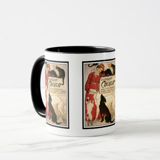 Mok:  Steinlen "Clinique Cheron" Mok (Voorkant links)