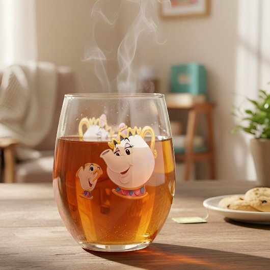 Mok Stemless Wine Glass Wijnglas Zonder Voet