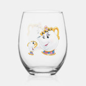 Mok Stemless Wine Glass Wijnglas Zonder Voet (Achterkant)