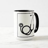 mok stethescope dokter gift (Voorkant rechts)