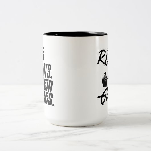 Mok - Stijging en korst koffiegewicht Eiedrukken (Center)