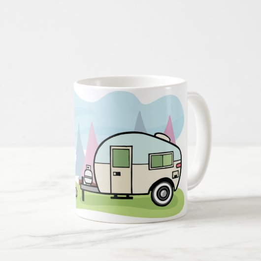 Mok  stijl Camper (Voorkant rechts)
