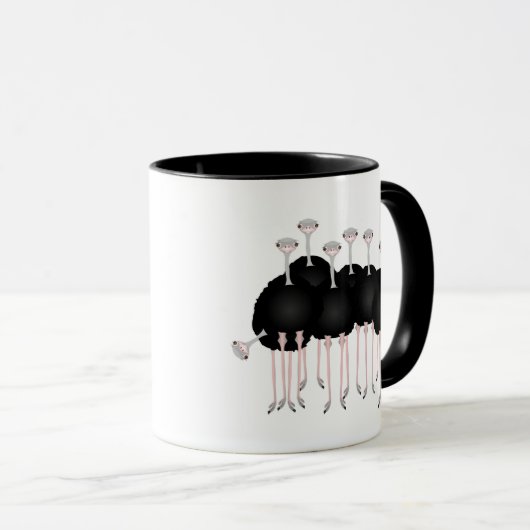 Mok struisvogel (Voorkant rechts)