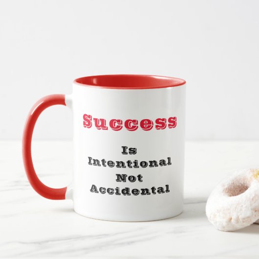 mok "Succes" (Met donut)
