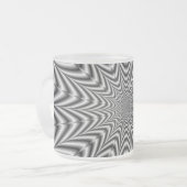 Mok Super Nova in zwart-wit (Voorkant links)