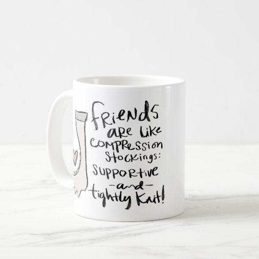 mok "Supportive and Tightly Knit" (Voorkant links)