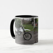 Mok Suzuki DR Dirt Bike Motorfiets (Voorkant links)
