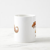 Mok T-rex op skateboard Cartoon Dinosaur (Center)