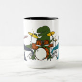 Mok T-Rex Rock Band Coffee (Midden)