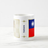 Mok Taiwan vlag + kaart (Center)