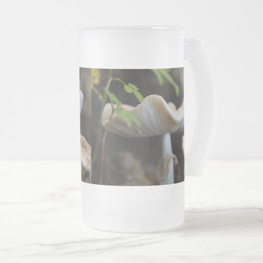 Mok tandspoel ("toadstool umbrella Frosted Glass B (Voorkant rechts)