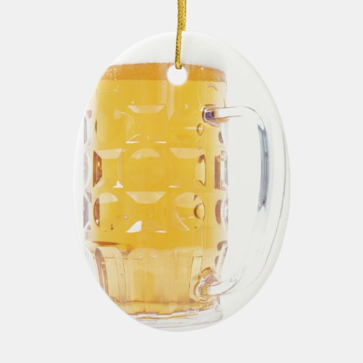 Mok Tankard Glass Pint Keramisch Ornament (Voorkant)