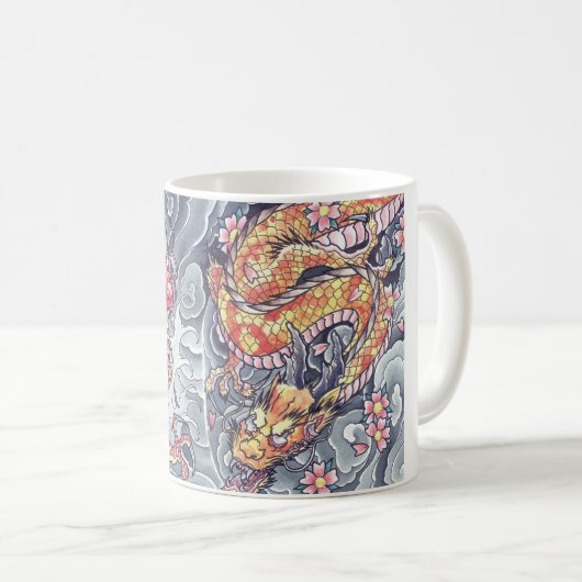 Mok tattoo Cool Oriental Dragons (Voorkant rechts)