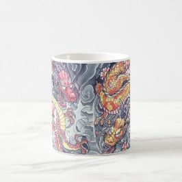 Mok tattoo Cool Oriental Dragons