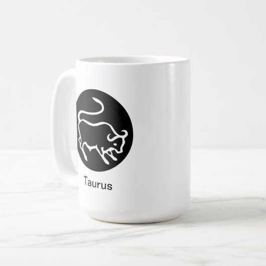 Mok - Taurus in cirkel (Voorkant links)