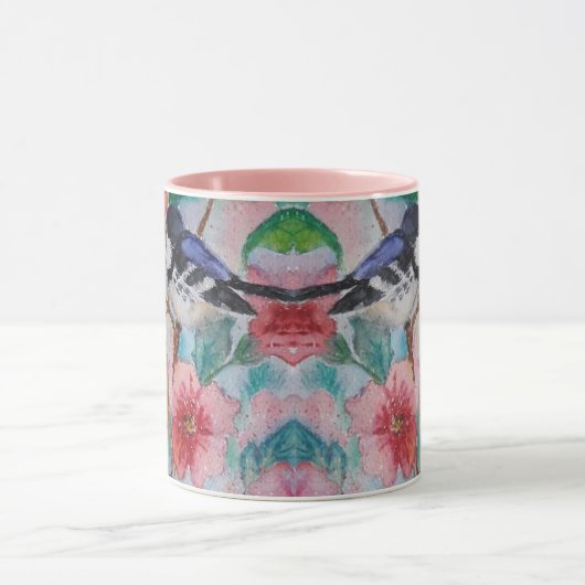 Mok tekenen met Sparrows Spring Birds (Midden)