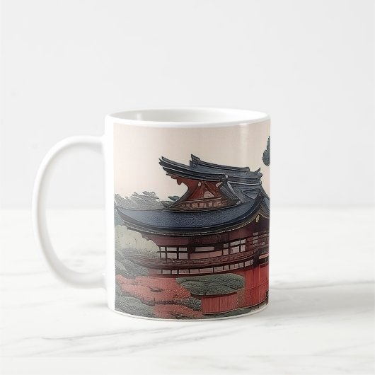 Mok - Tempel aan de rivier - Japan (Links)