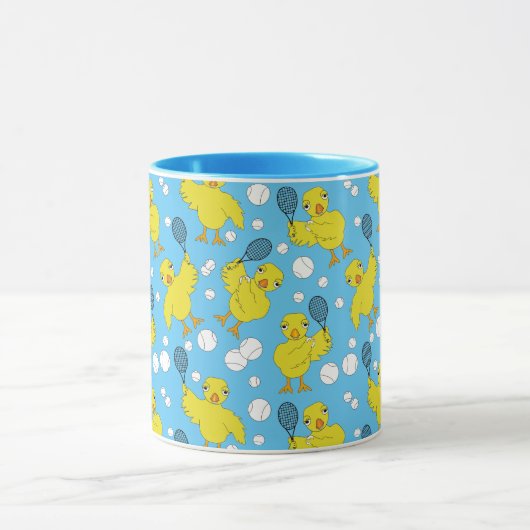 Mok Tennis Chick Pattern (Midden)