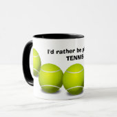 Mok Tennis Design Coffee (Voorkant links)