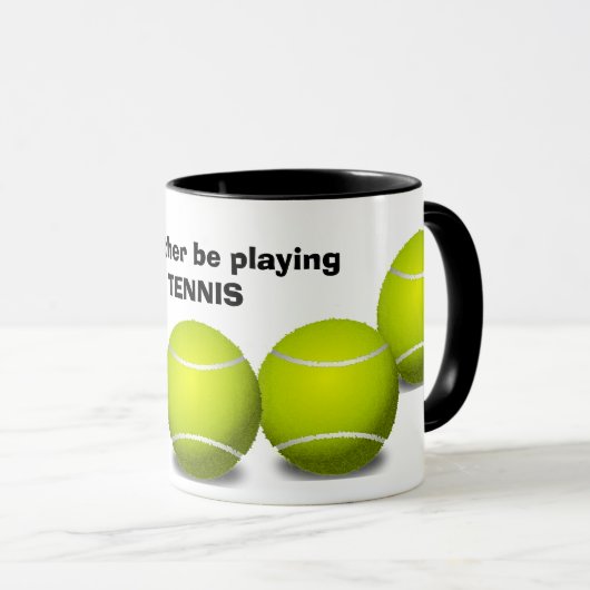 Mok Tennis Design Coffee (Voorkant rechts)