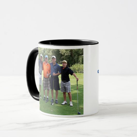 Mok ter herdenking van Golf Event (Voorkant links)